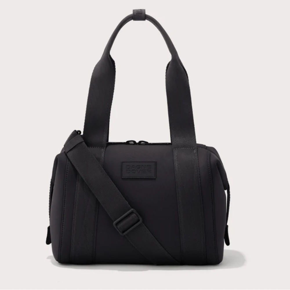 Dagne Dover Landon Small Carryall Bag in Onyx with Accessories
